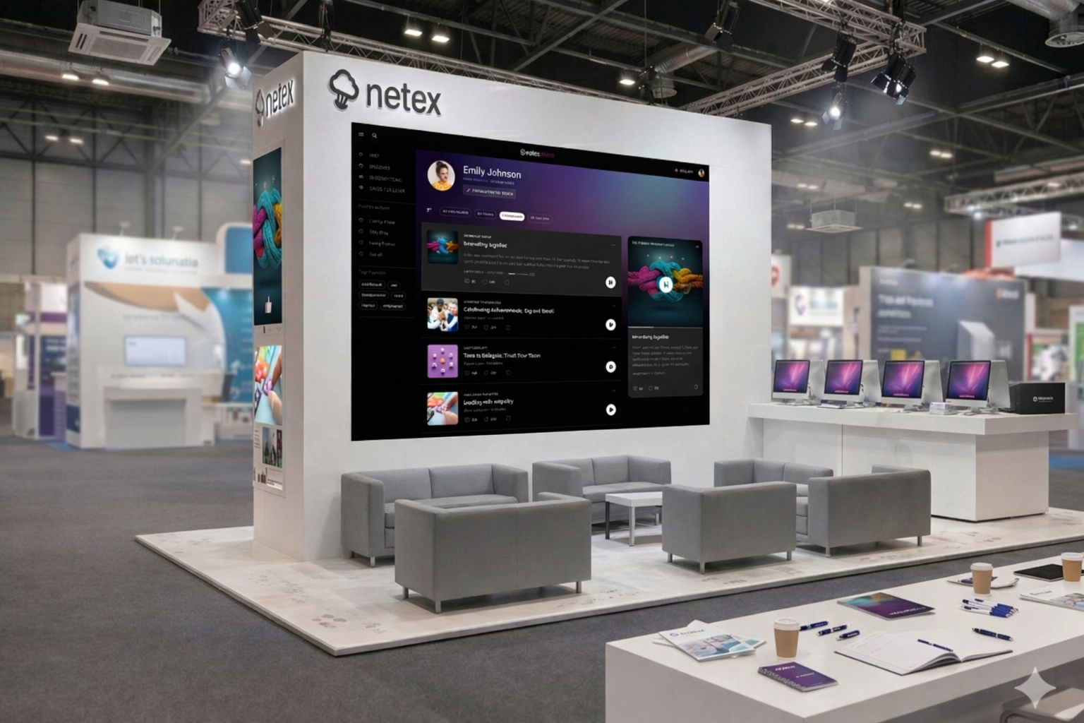 A render of the stand